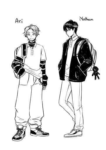 Original manga character references