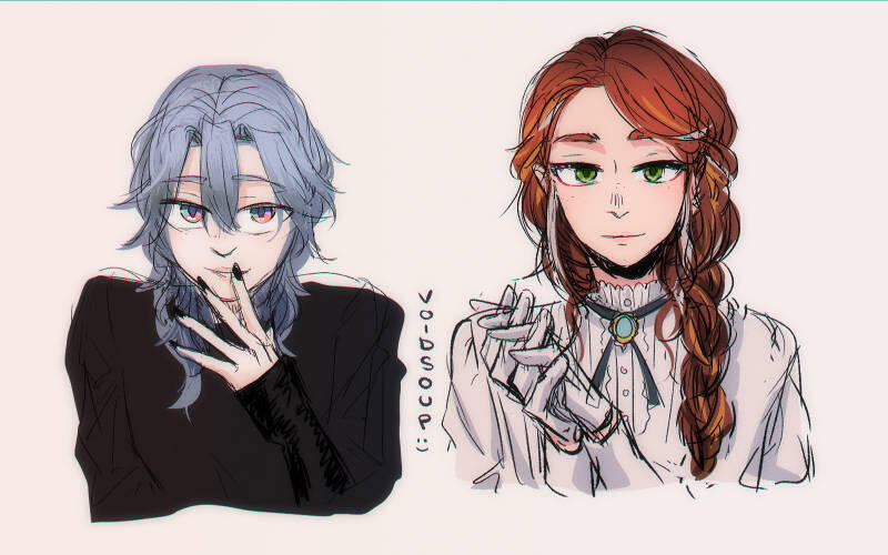 OC colored sketch