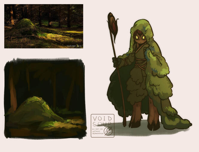 Moss creature concept